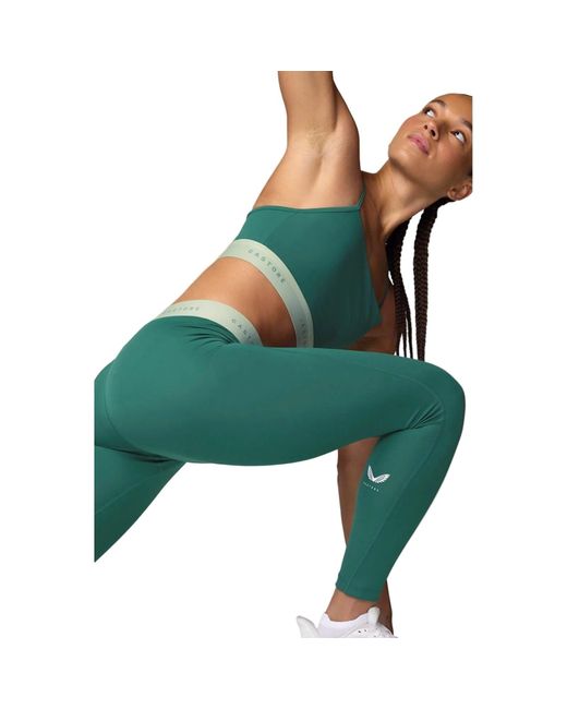 Castore Green Adapt Legging Polyester Sports Leggings