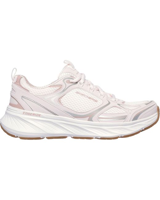 Skechers White Edgerise Eclipse Trainers