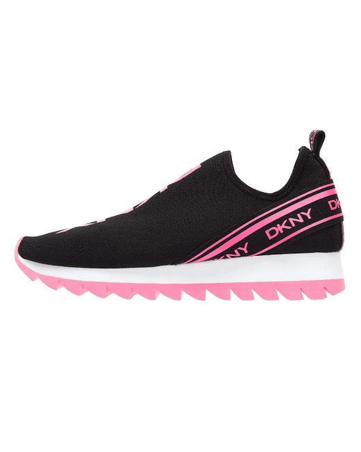 DKNY Abbi Women / Neon Pink Trainers in Black - Save 3% - Lyst