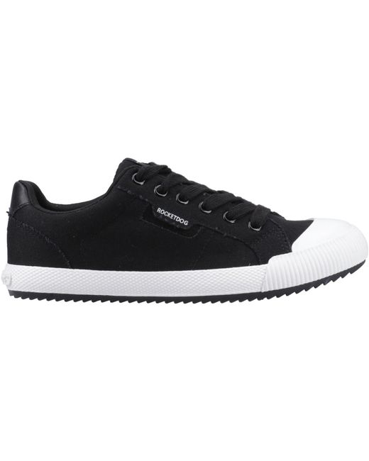 Rocket Dog Black Cheery Low Cotton Trainers