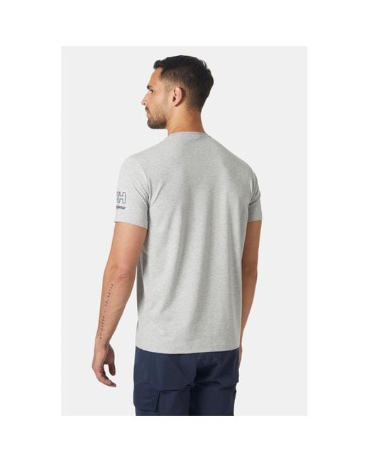 Helly Hansen White Kensington Cotton T-Shirt for men