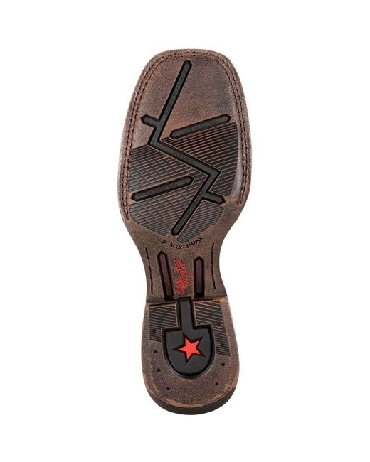 Durango Brown Lady Rebel Pro Leather Dark Earth/Amethyst Boots