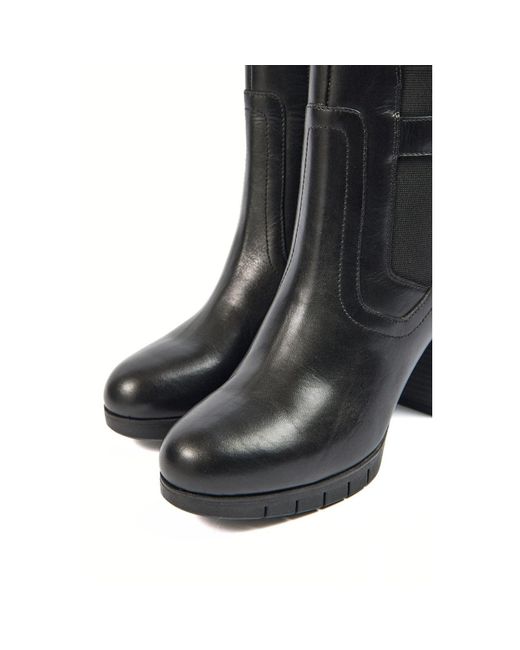 Pod Black Nala Leather/Textile Boots
