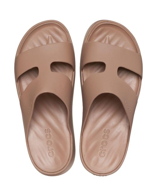 CROCSTM Brown Getaway Platform H-Strap Eva Latte Sandals