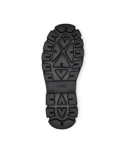 TOMS Black Rowan Leather Boots