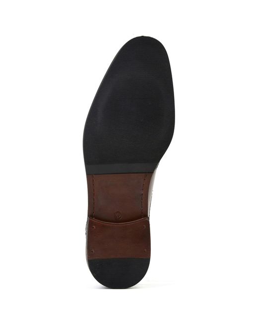 Base London Brown Pocket Leather Brogues Shoes for men