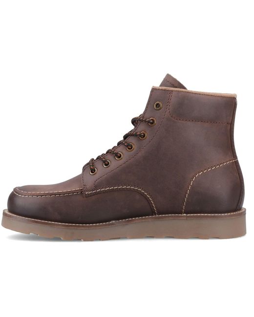Sperry Top-Sider Brown Boston Leather Ankle Boots