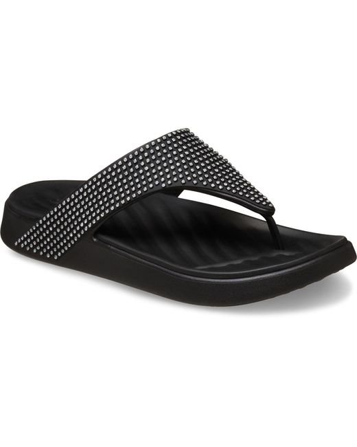 CROCSTM Black Getaway Triangle Eva Sandals