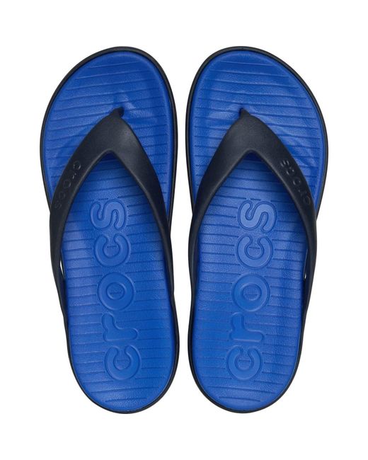 CROCSTM Blue Coast Polyurethane Flip Flops Pu for men