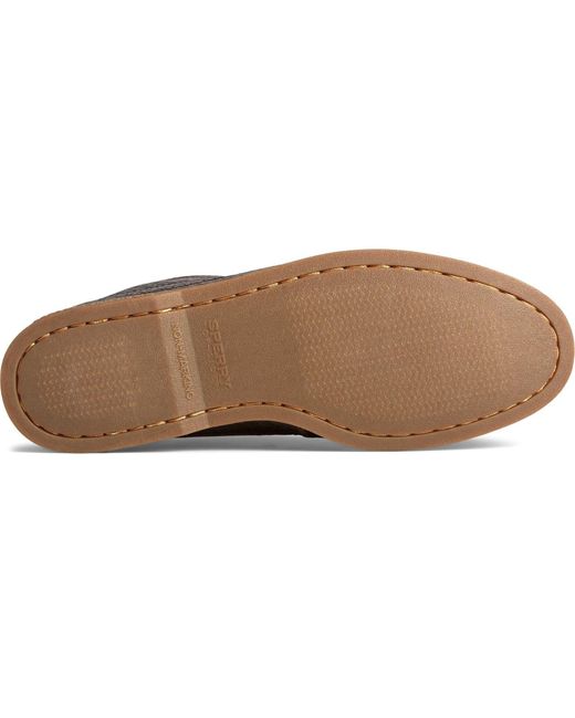 Sperry Top-Sider Brown Authentic Original Boat Chukka Tumbled Leather Boots for men
