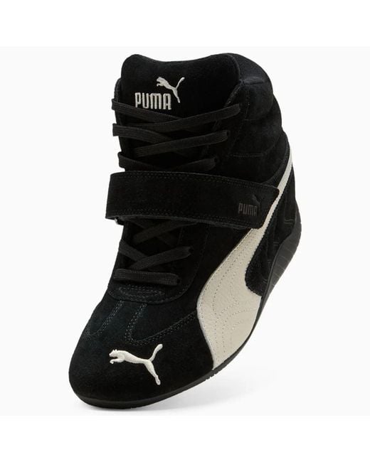 PUMA Black Speedcat Wedge Og Suede Trainers