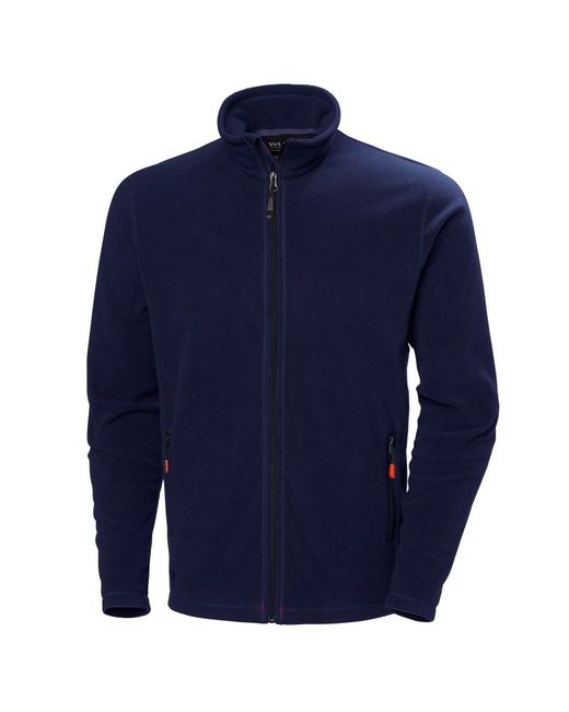 Helly Hansen Blue Oxford Fleece Jacket for men