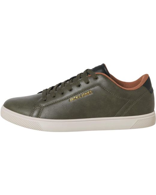 Jack & Jones Green Bosley Polyurethane Night Trainers for men