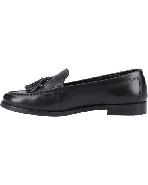 Hush Puppies Black Connie Leather Loafers
