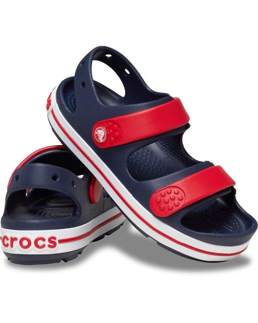 CROCSTM Blue Toddler Crocband Play Synthetic/Varsity Sandals