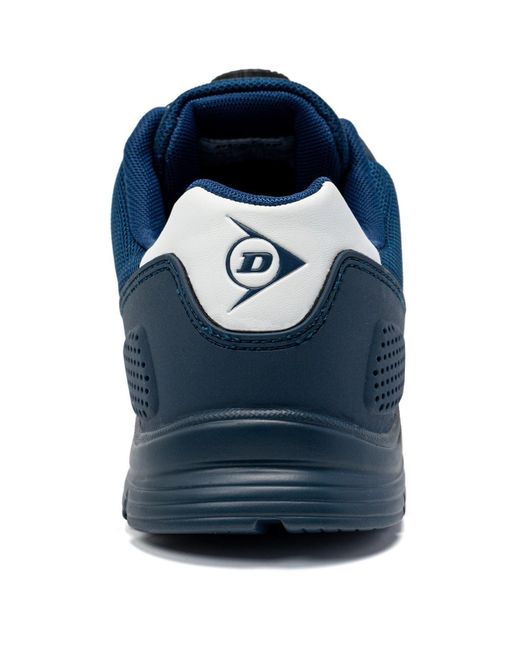 Dunlop Blue Matt Microfiber Safety Trainers for men