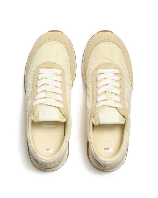 Fitflop Natural Retro-Q X Pantone Suede Trainers