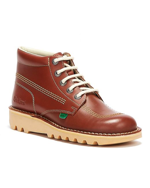kickers brown boots