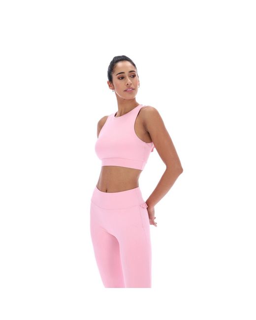 Ted Baker Pink Aria Tbwsbs262 Polyester Sports Bra