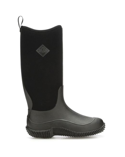 Muck Boot Hale Rubberen Zwarte Regenlaarzen in het Black