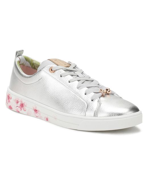 ted baker trainers silver
