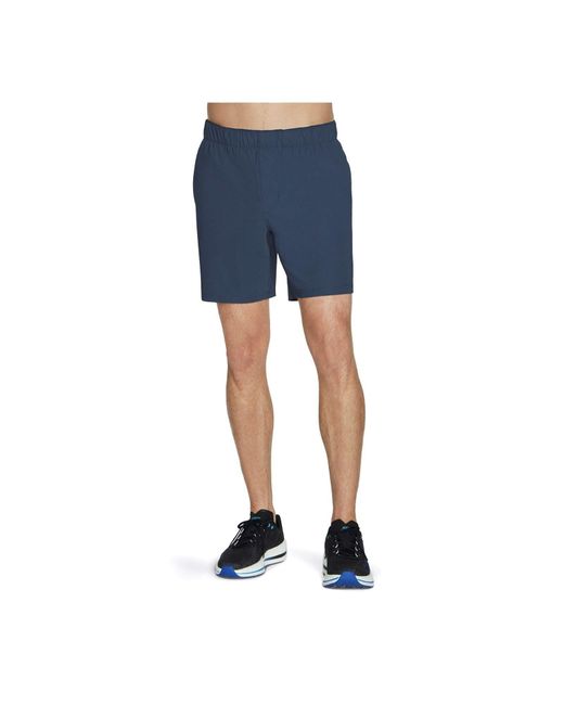 Skechers Blue Gostretch Ultra Nylon Activewear Shorts for men