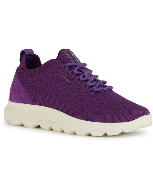 Geox Purple D Spherica a Leder-sneaker