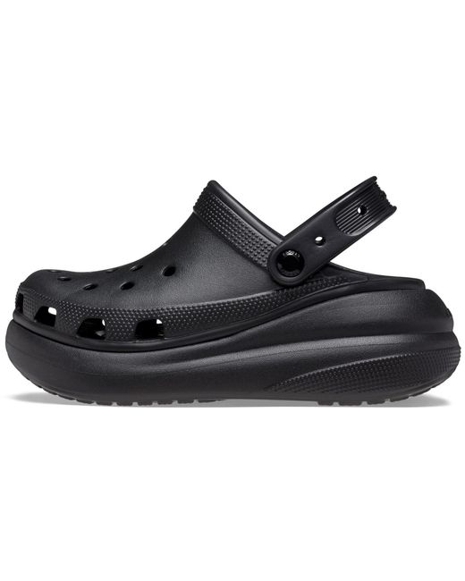 CROCSTM Black Classic Crush Eva Clogs
