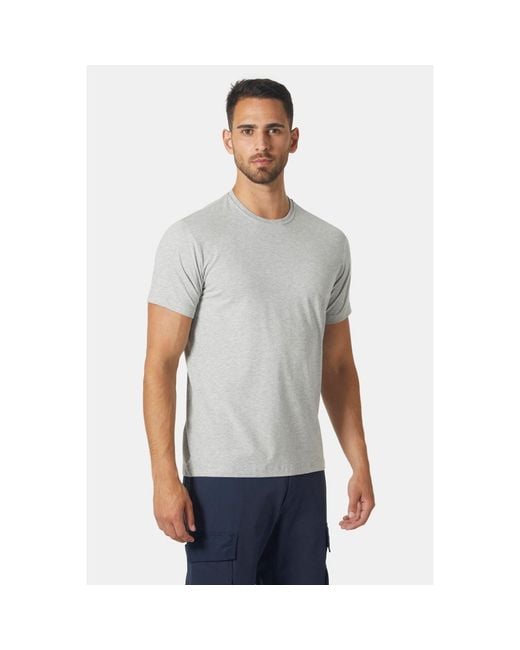 Helly Hansen White Kensington Cotton T-Shirt for men
