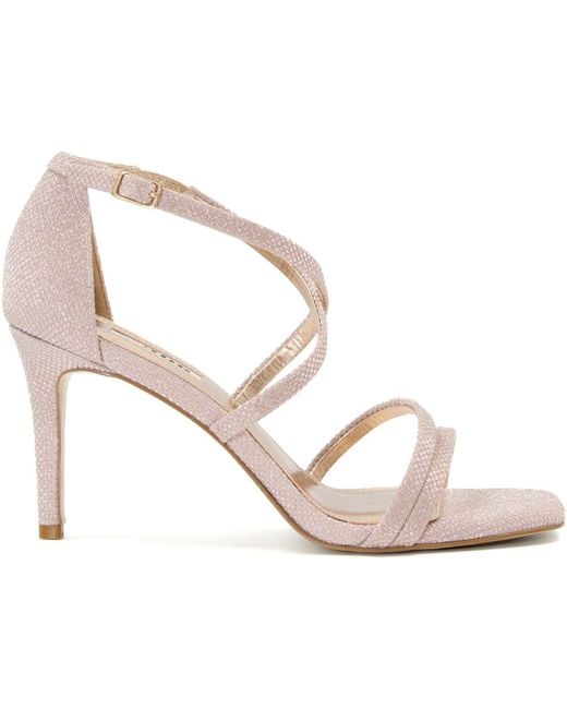 Dune Pink Musical Synthetic Rose Heels