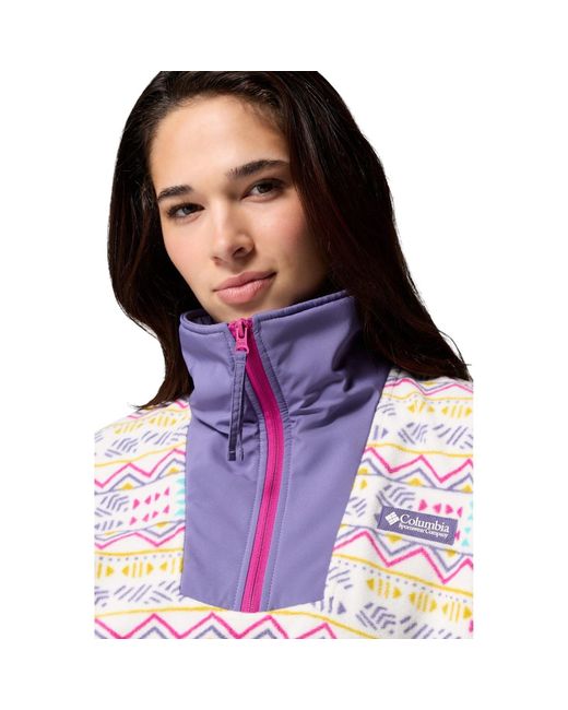 Columbia Multicolor Multicoloured Sequoia Grove Printed Half Zip