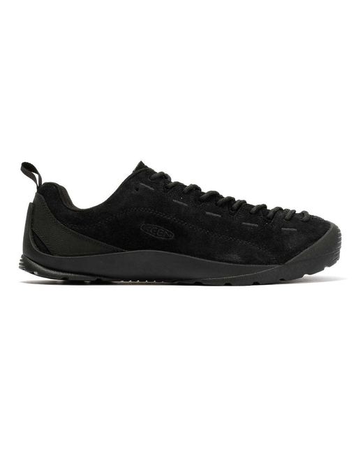 Keen Black Jasper Suede Hairy Trainers for men
