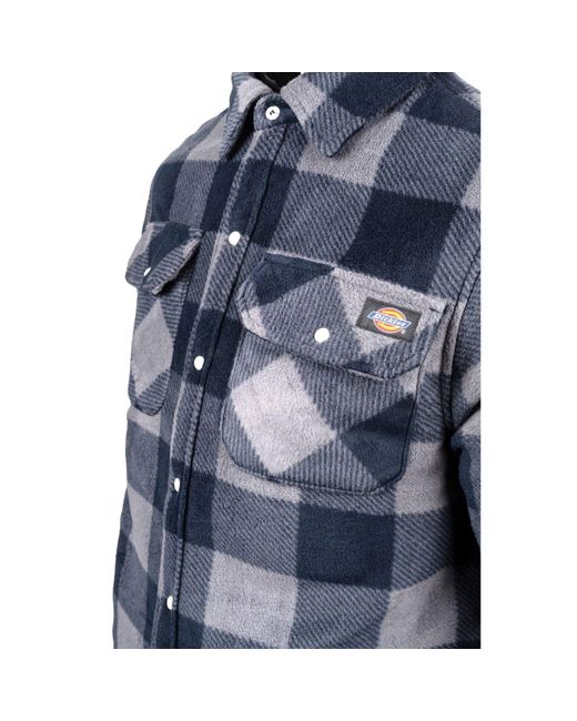 Dickies Blue Portland Synthetic Casual Shirt for men