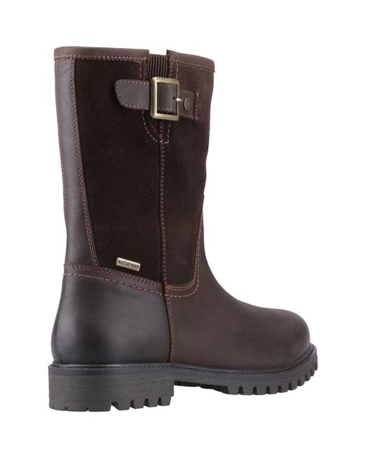 Hunter Brown Canna Ankle Boot Leather Boots