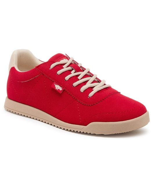 Rocket Dog Red Bertie Pella Textile Trainers