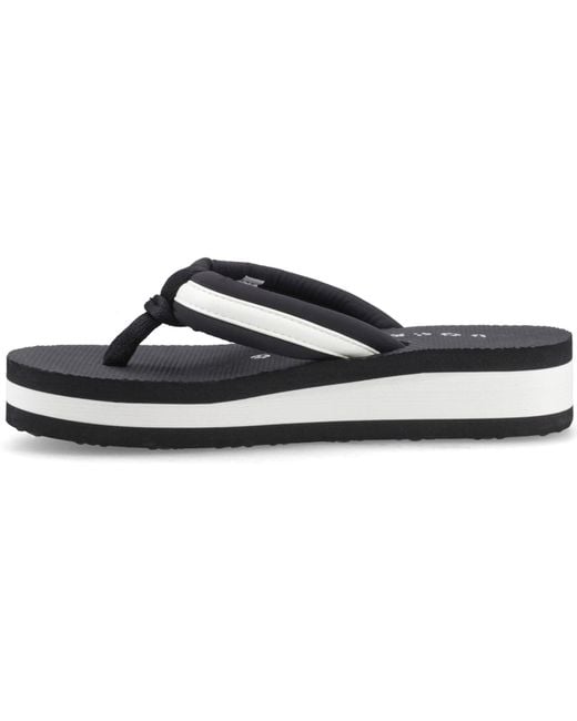 Rocket Dog Blue Monica Nylon Pu Textile /Off Flip Flops