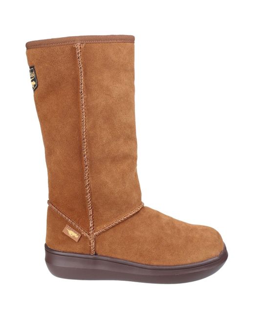 Rocket Dog Brown Sugardaddy Suede Chestnut Boots