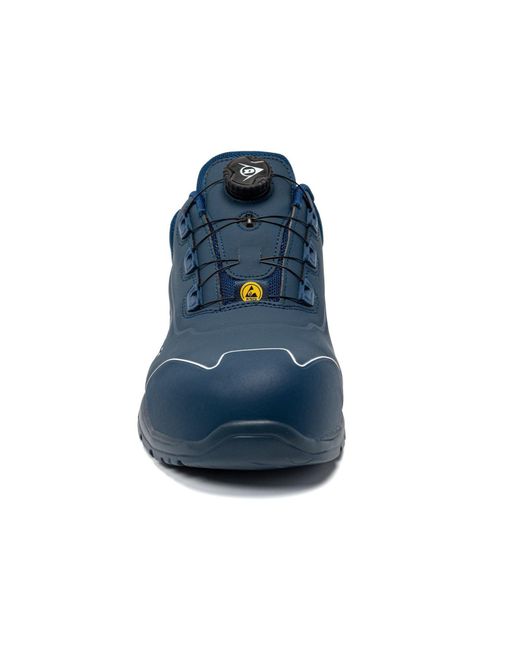 Dunlop Blue Matt Microfiber Safety Trainers for men