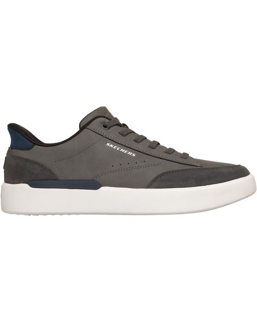 Skechers Gray Verloma Radical Synthetic Suede Trainers for men
