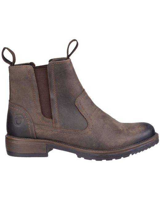 Cotswold Brown Laverton Leather Women's Boots