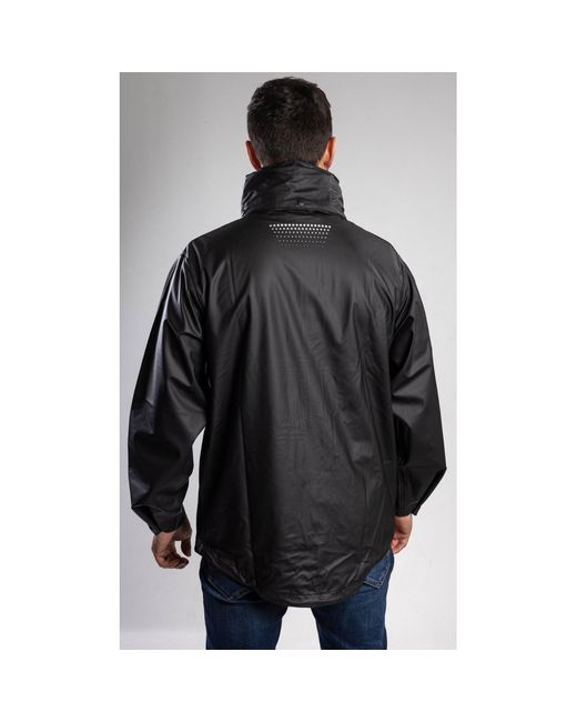Helly Hansen Black Voss Adults Rain Jacket