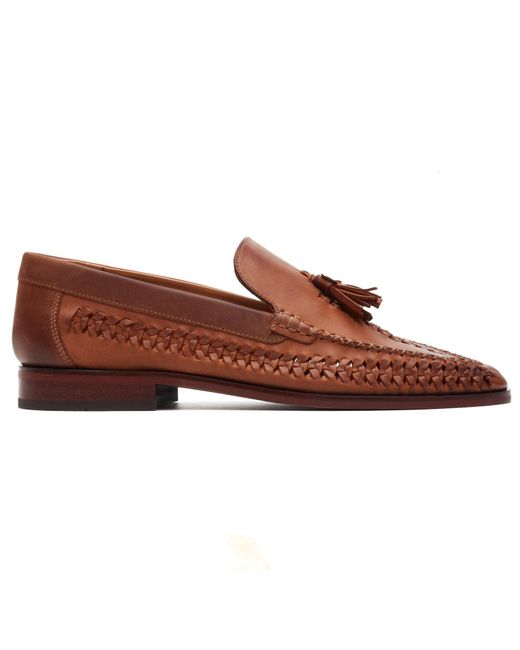 Base London Brown Bracken Loafer Leather Loafers for men
