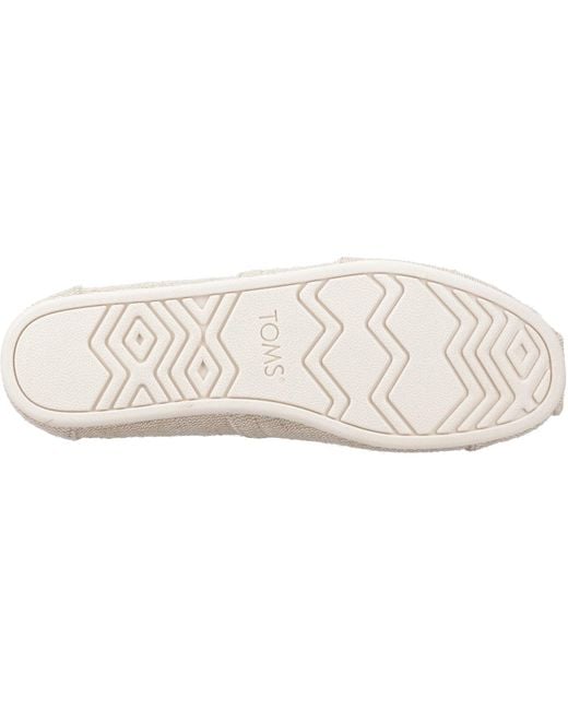 TOMS White Alpargata Jute Undyed Espadrilles Canvas for men