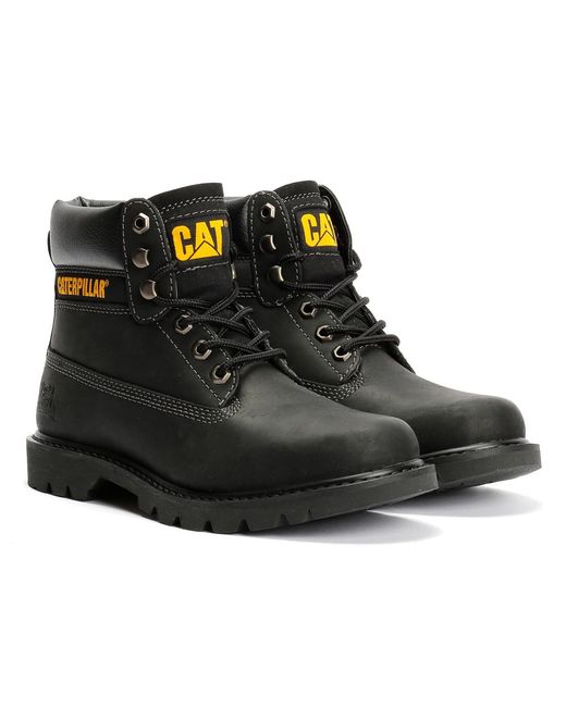 Caterpillar Black Colorado 2.0 Tractor Leather Boots for men