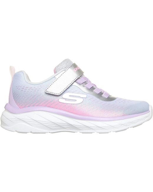 Skechers Purple Boundless Color Blitz Textile/Multi Trainers