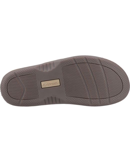 Sperry Top-Sider Brown Batfish Leather Sandals for men