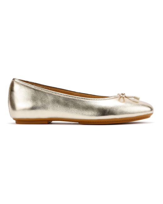 Fitflop Metallic Delicato Leder Flats