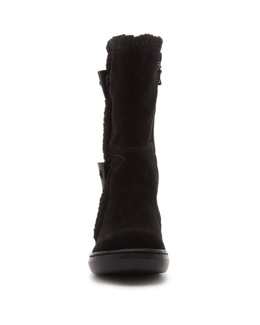 Rocket Dog Black Slope Suede Boots