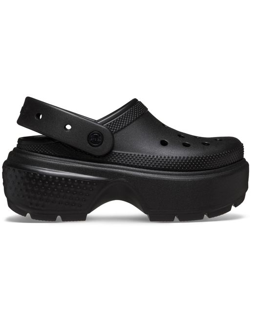 CROCSTM Black Stomp Clog Synthetic Clogs