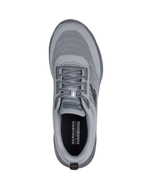 Skechers Gray Go Walk 8 Day Textile Standard Trainers for men